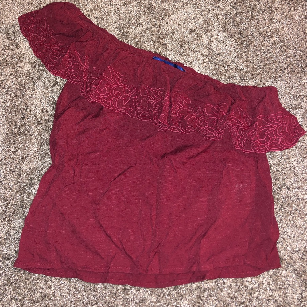 Francesca’s one shoulder top